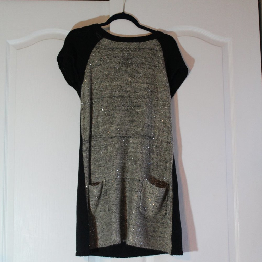 Short Sleeve Sweater Dress